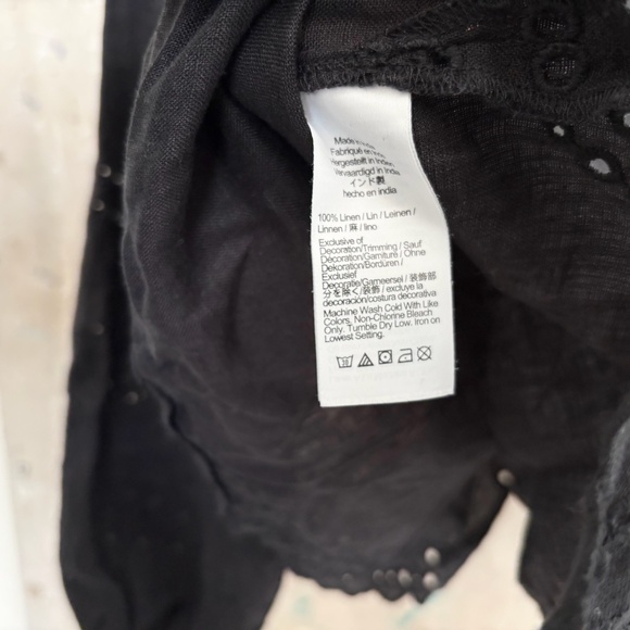 J Crew Bungalow Embroidered Top in Linen - Picture 5 of 5